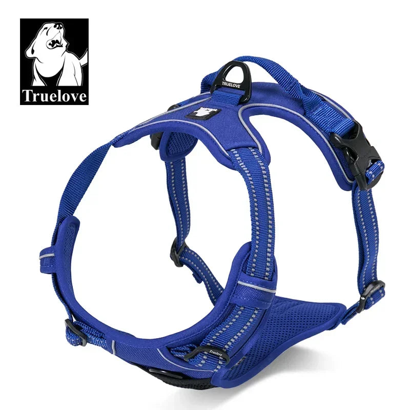 Truelove No-Pull Dog Harness – Adjustable, Reflective & Padded Vest with Easy Control Handle
