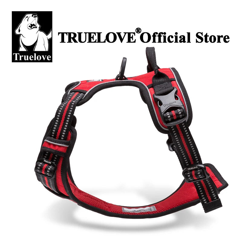 Truelove No-Pull Dog Harness – Adjustable, Reflective & Padded Vest with Easy Control Handle