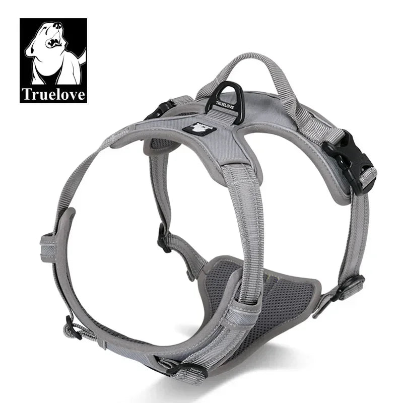 Truelove No-Pull Dog Harness – Adjustable, Reflective & Padded Vest with Easy Control Handle