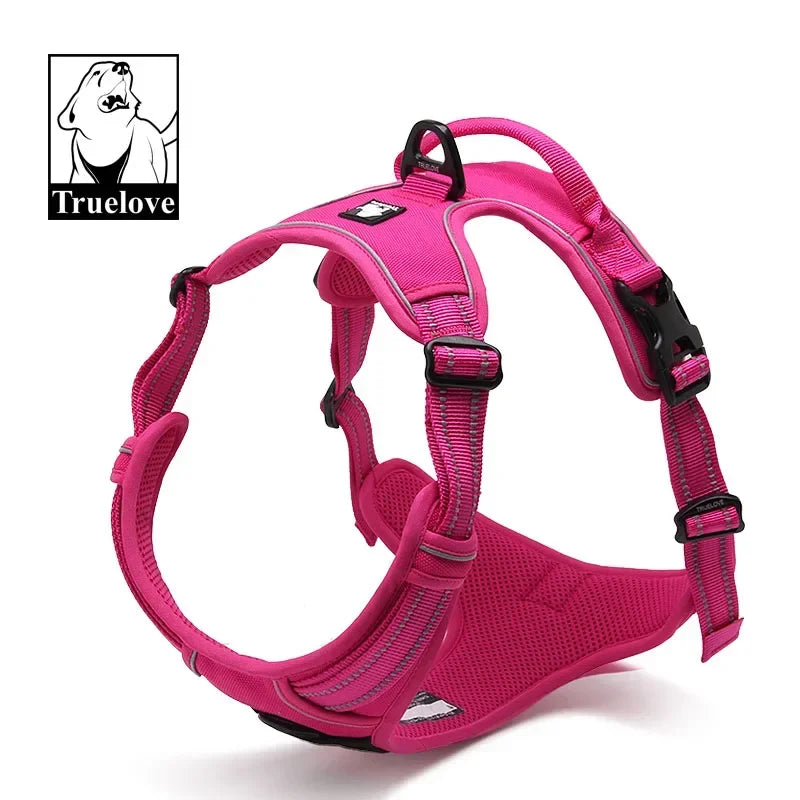 Truelove No-Pull Dog Harness – Adjustable, Reflective & Padded Vest with Easy Control Handle