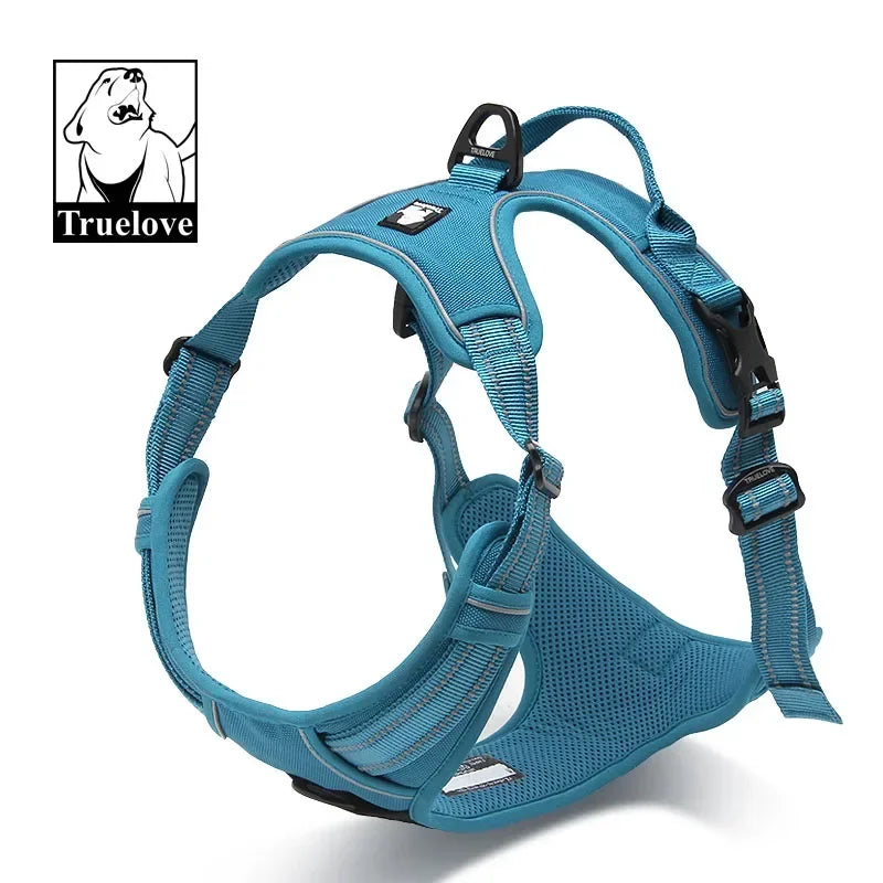 Truelove No-Pull Dog Harness – Adjustable, Reflective & Padded Vest with Easy Control Handle