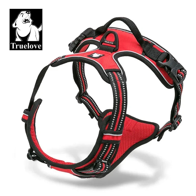 Truelove No-Pull Dog Harness – Adjustable, Reflective & Padded Vest with Easy Control Handle