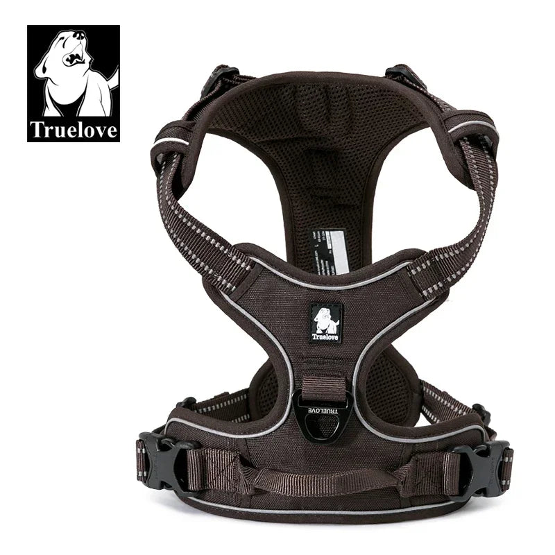 Truelove No-Pull Dog Harness – Adjustable, Reflective & Padded Vest with Easy Control Handle