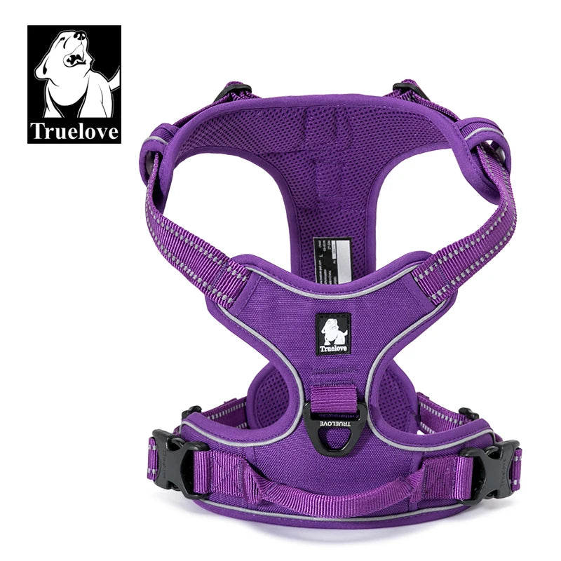 Truelove No-Pull Dog Harness – Adjustable, Reflective & Padded Vest with Easy Control Handle