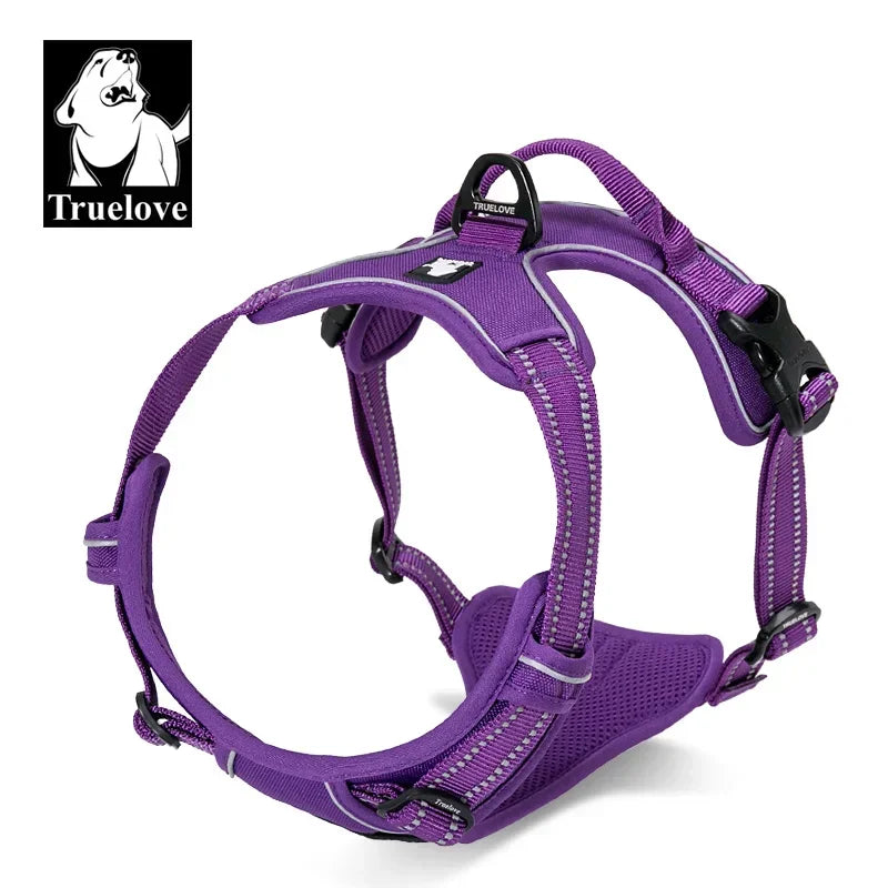 Truelove No-Pull Dog Harness – Adjustable, Reflective & Padded Vest with Easy Control Handle